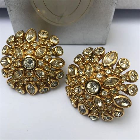 vintage christian dior earrings.